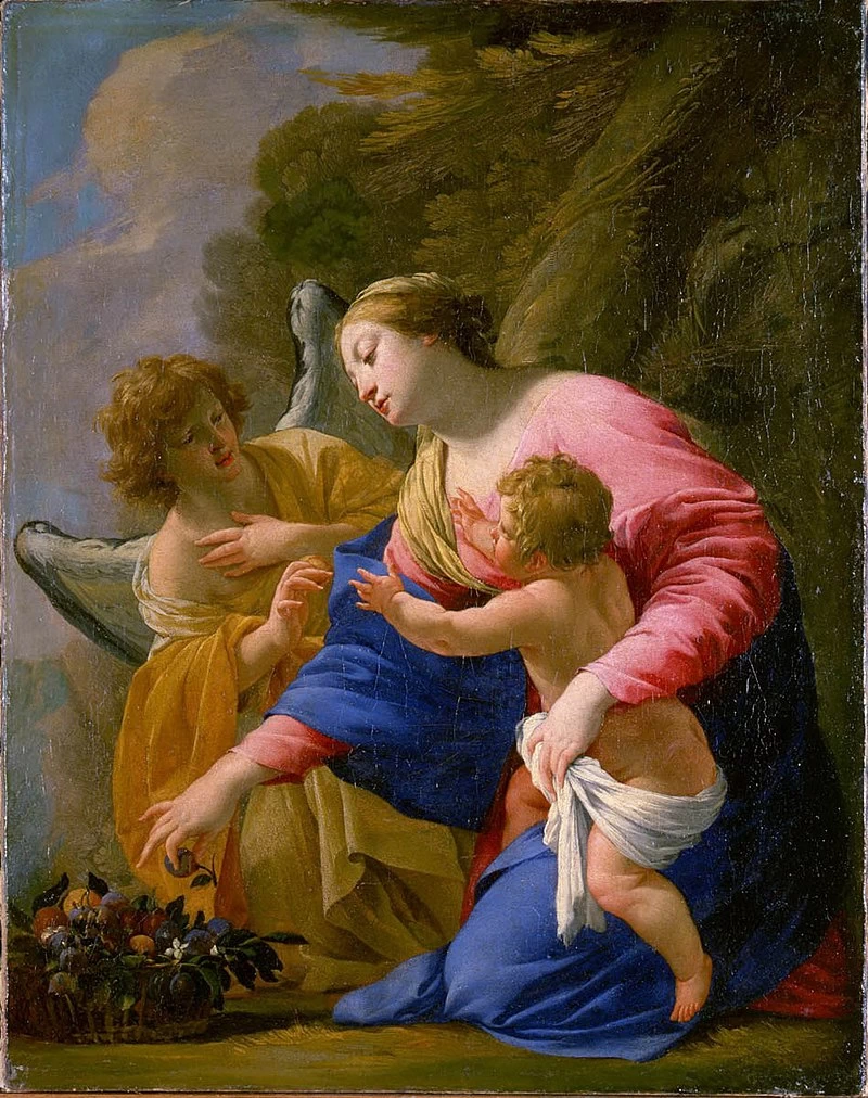 La Vergine col Bambino e l'angelo - Musée des Beaux, Arts de Caen